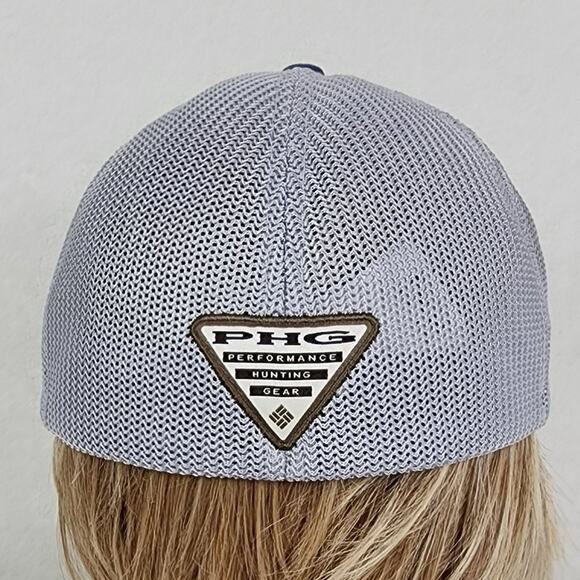 Columbia PHG Game USA Flag Fitted Trucker Hat Whitetail Deer Elk Duck L/XL EUC - Picture 5 of 10